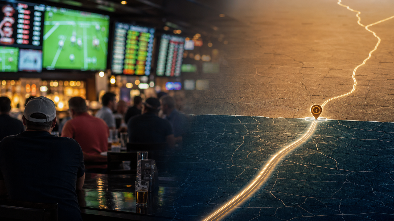 Kansas sports betting revenue editorial illustration