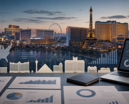 Las Vegas Sands earnings editorial illustration