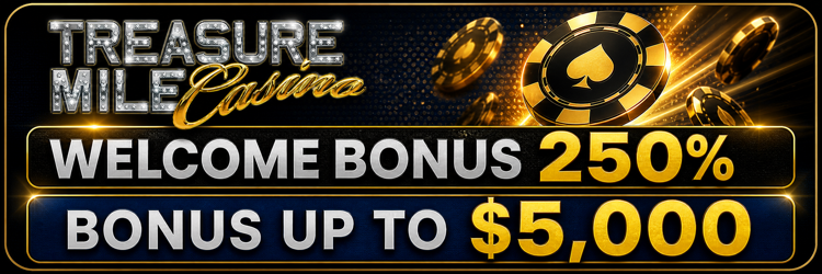 Welcome bonus two hundred and fifty percent, bonus up to five thousand dollars