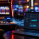 Online casino slots technology linking a physical slot cabinet to a generic digital interface