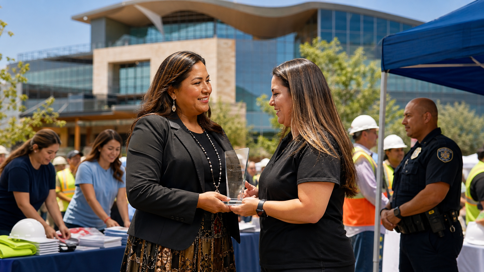 California casino community partnership event with nonprofit volunteers