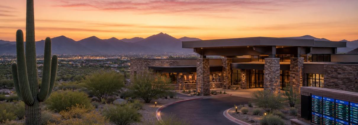 San Juan Southern Paiute casino editorial illustration