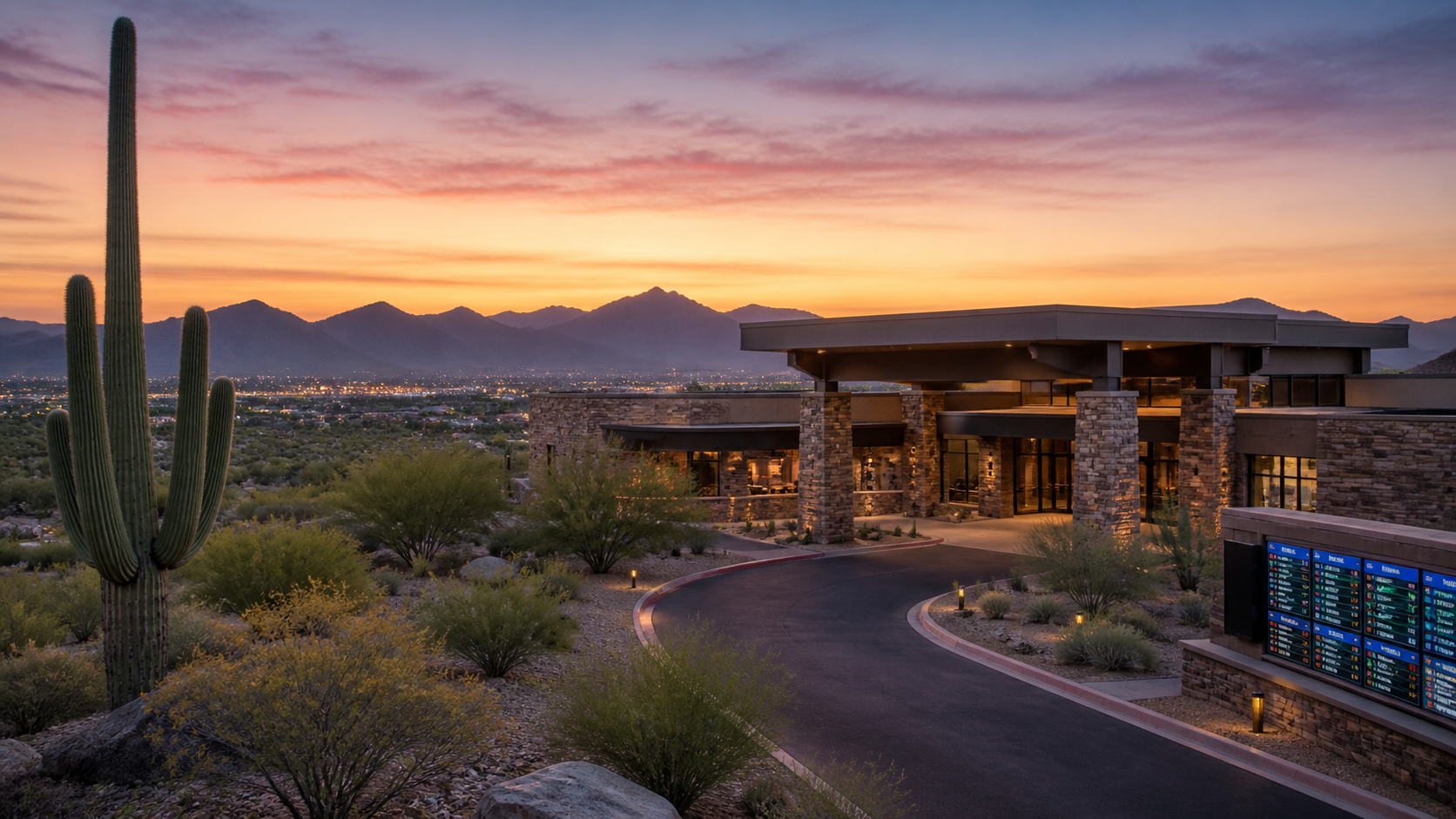 San Juan Southern Paiute casino editorial illustration