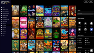 Treasure Mile’s desktop game lobby, as shown in Chipy’s review gallery.