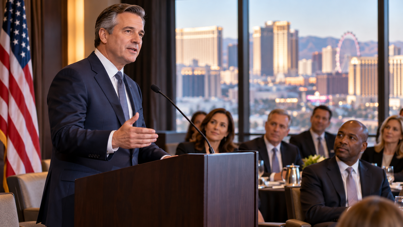 Editorial illustration for MGM Diller Voting Agreement Leaves Door Open to a Takeover