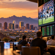 Editorial illustration for Arizona Sports Betting Handle Reaches $582.8 Million in August