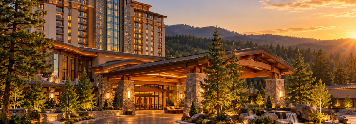 Editorial illustration for Blue Lake Casino Hotel: Wyndham Affiliation Expands Hospitality Positioning