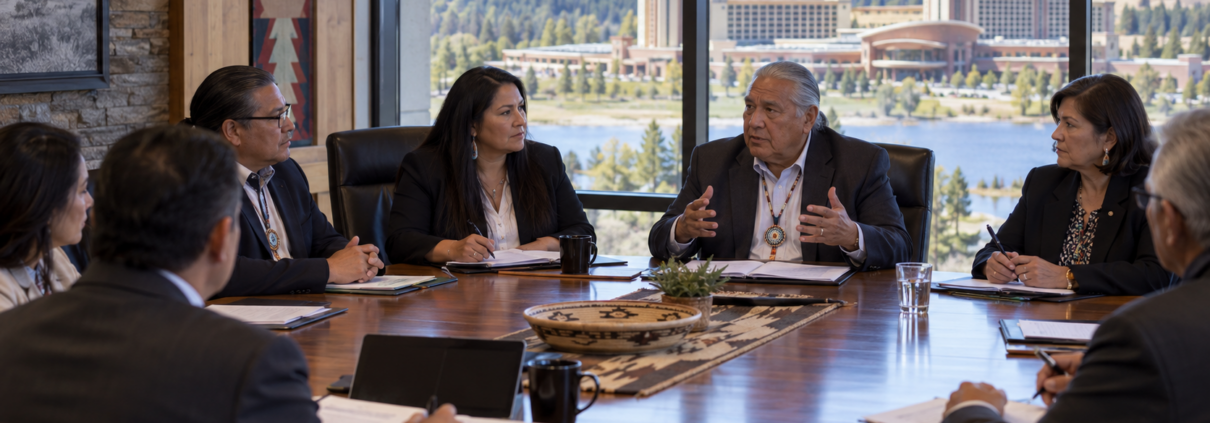 Editorial illustration for Tribal Gaming Regulation: G2E Discussion Focuses on Protecting Tribal Interests