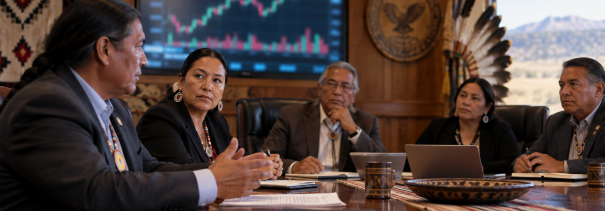 Editorial illustration for Tribal Prediction Markets: Gaming Regulators Seek Supreme Court Review
