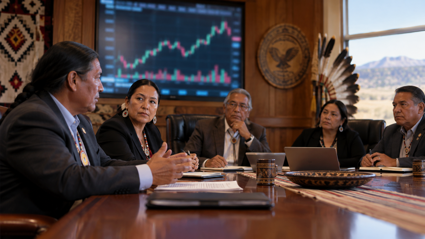 Editorial illustration for Tribal Prediction Markets: Gaming Regulators Seek Supreme Court Review